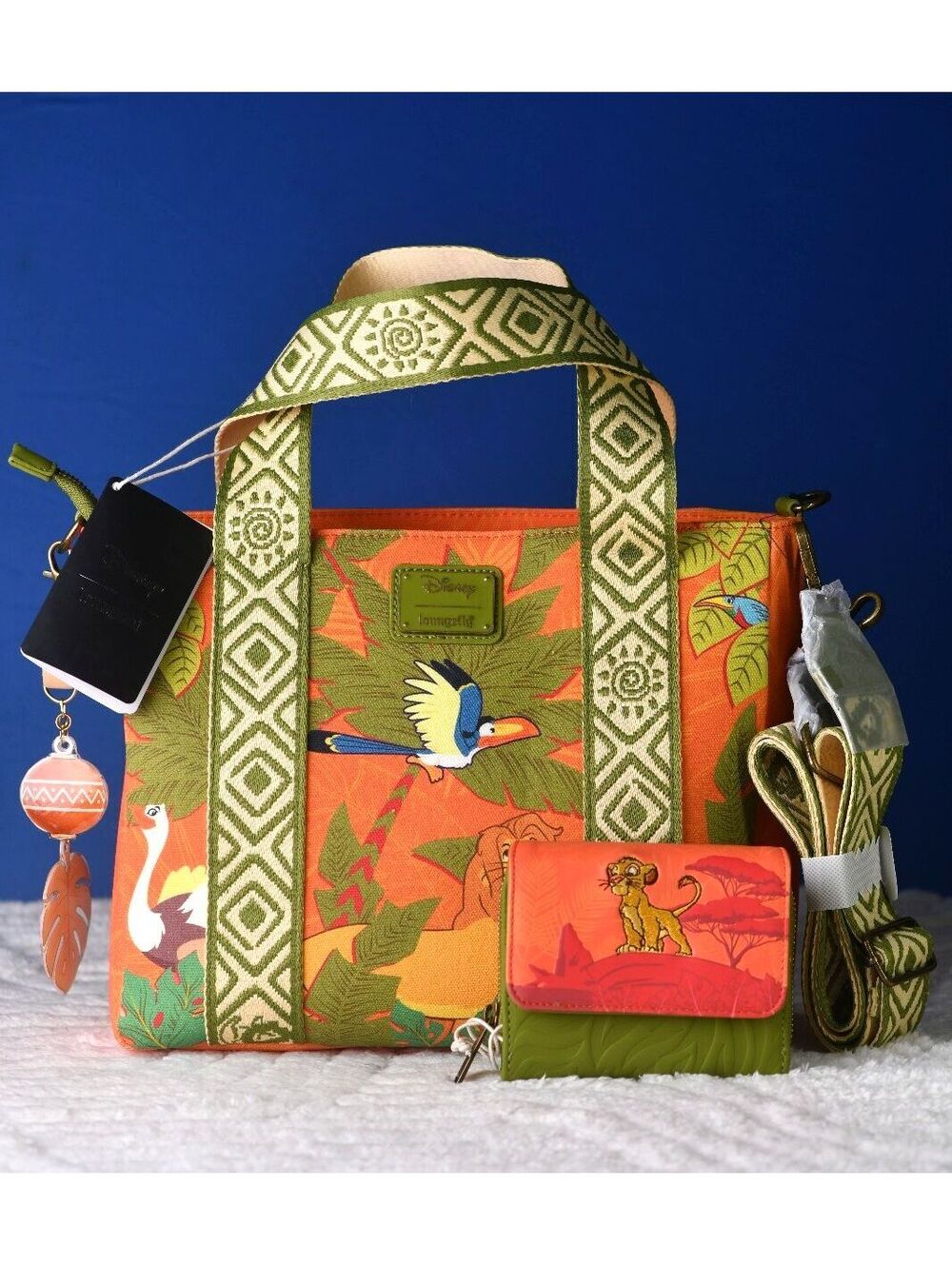 Loungefly The Lion King Crossbody Tote Bag & Wallet - NWT
